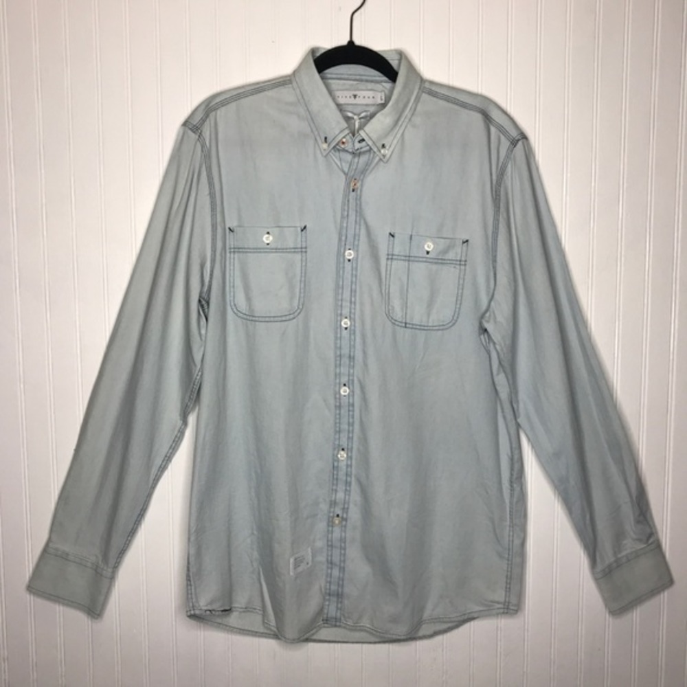 Five Four Long Sleeved Denim Shirt L